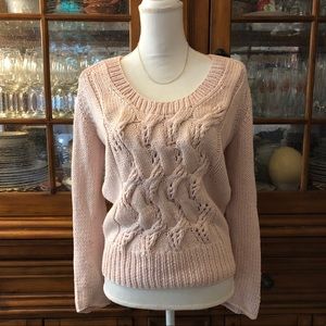 Boston Proper cable knit sweater